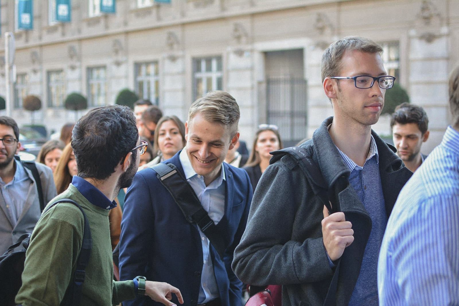 Library with students